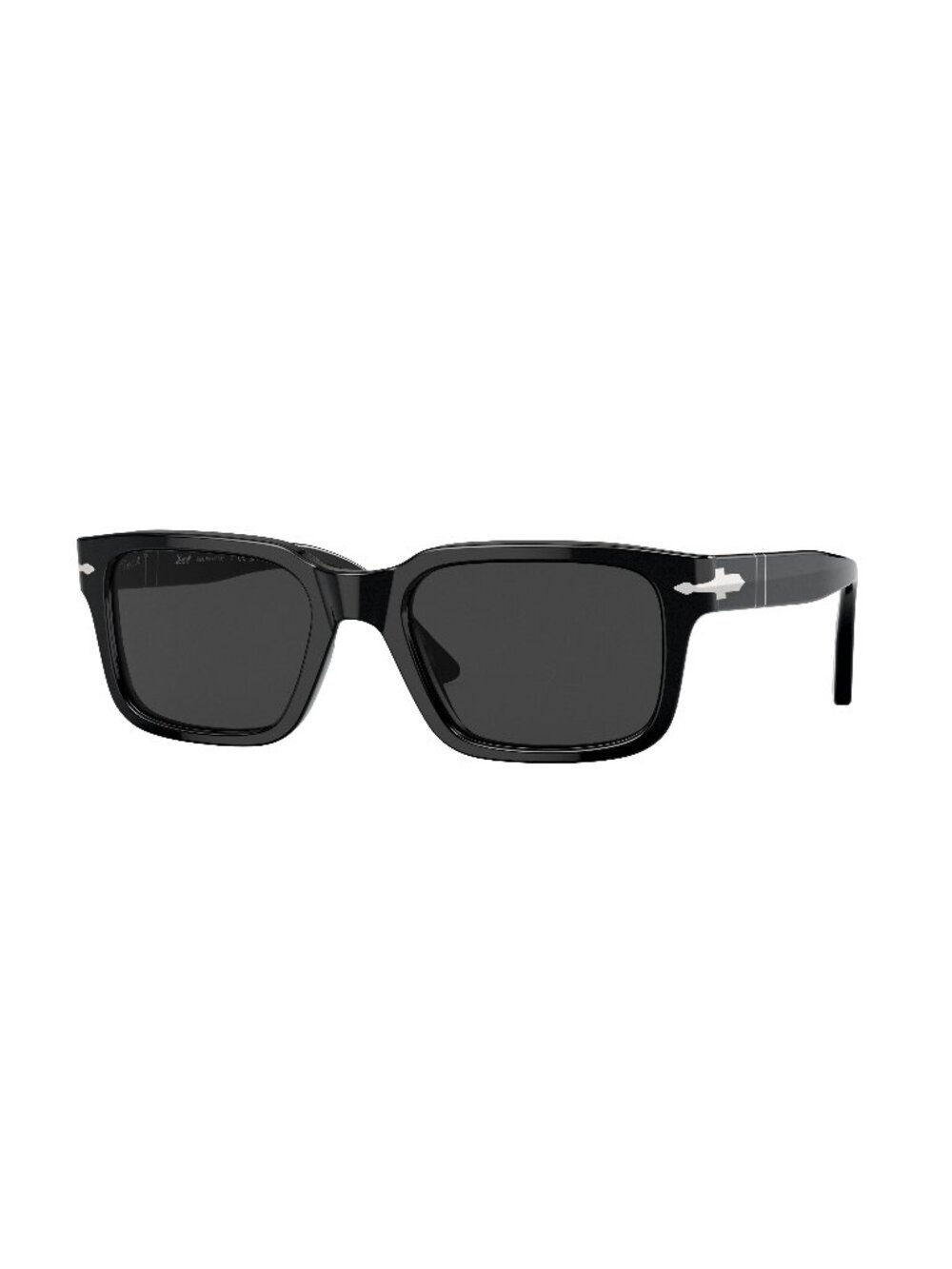 New Persol Unisex Sunglasses Black Square Grey Lens Acetate Frame PO3272S 95 48